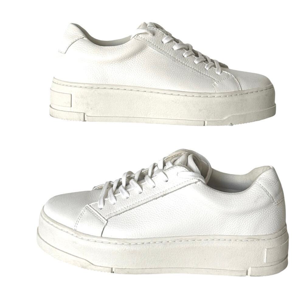 Vagabond Shoemakers Judy Platform Leather Sneakers White - Womens Size 7